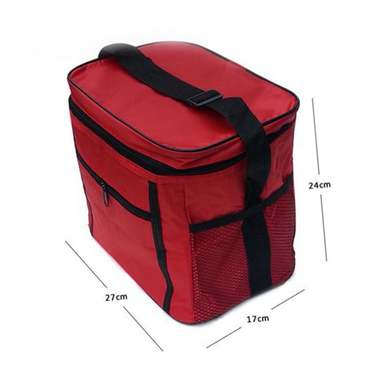 1 confezione da 1 borsa per la spesa, borsa per il pranzo, pieghevole, per la spesa, termica, per alimenti, isolata, per alimenti caldi e freddi, borsa da picnic, borsa da picnic, borsa da picnic, c