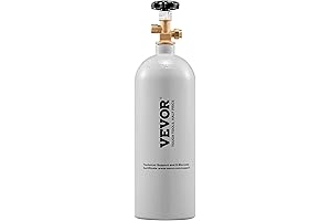 VEVOR CO2 Tank 5lb - Draft Beer Homebrew Regulator Gauge with 0-60PSI