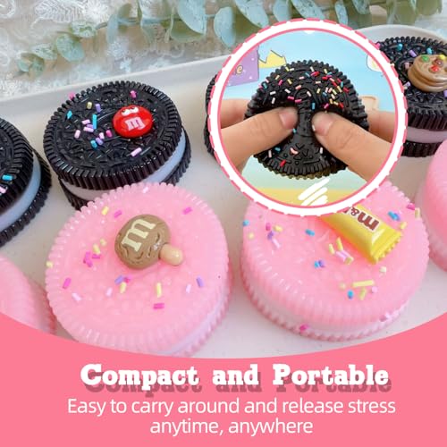 VARKAGE 2 Stück Squishy, Fufu Squishy, Taba Squishy, Stressabbau, Squishy Set, Keks Stressabbauspielzeug, Taba Squishy Zum Stressabbau Anti Stress Spielzeug Stressball (Zufälliger Stil)