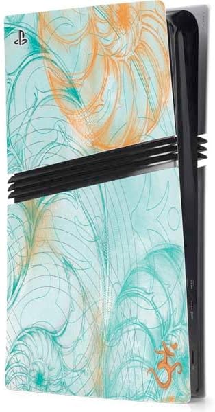 Skinit Decal Gaming Skin Compatible with PS5 Pro Console - Orange Zen Design