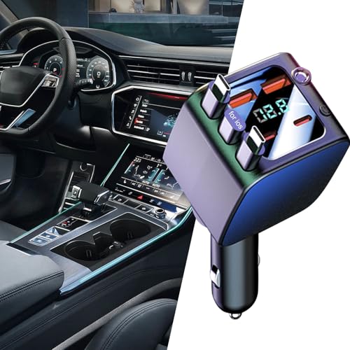 Cargadores de automóvil para teléfono celular con dos puertos USB rápidos 3