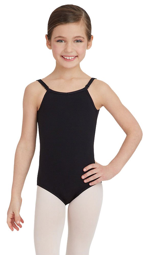 Capezio Girls' Team Basic Camisole Leotard with Adjustable Straps