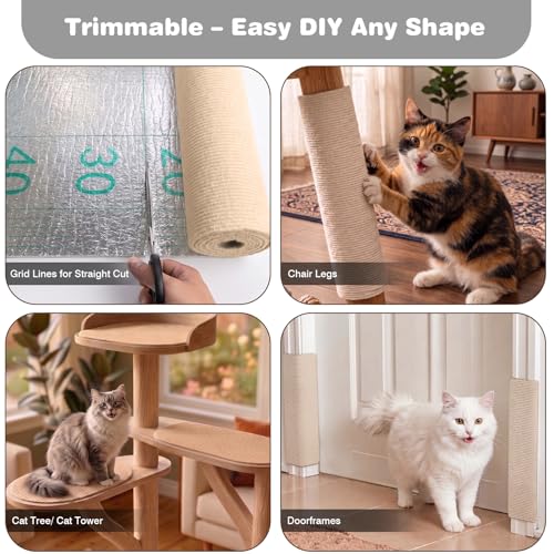 Cat Scratch Furniture Protector High Self-Adhesive - image 4