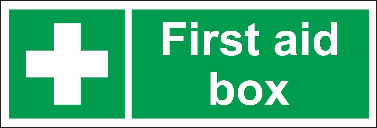 Adesivi Croce Primo Soccorso 50x50mm, Cerchio Rosso, Per