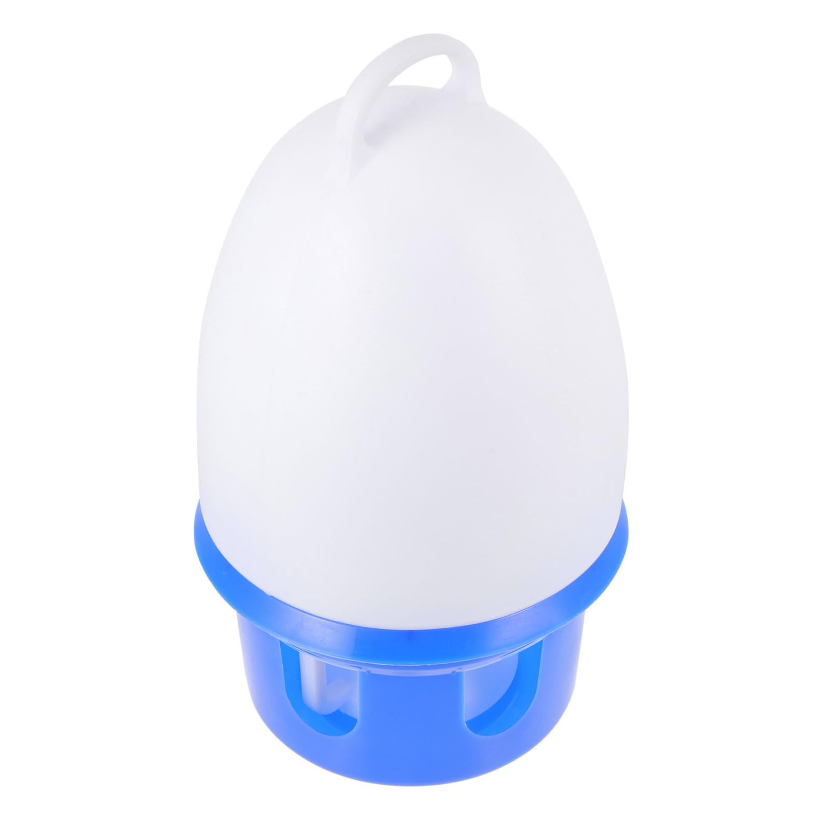 Abbeveratoio Automatico Forma Rotonda per Piccioni in Pvc Blu Bevitore d Acqua Facile da Pulire per Uccelli per Decorazione Domestica