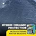 Meguiar's Hybrid Ceramic Starter Kit - Premium Car Detailing Kit Includes Car Wash and Wax, Car Wax, Spray Detailer, and Tire Shine All with Advanced Hybrid Ceramic Chemistry for Amazing Protection