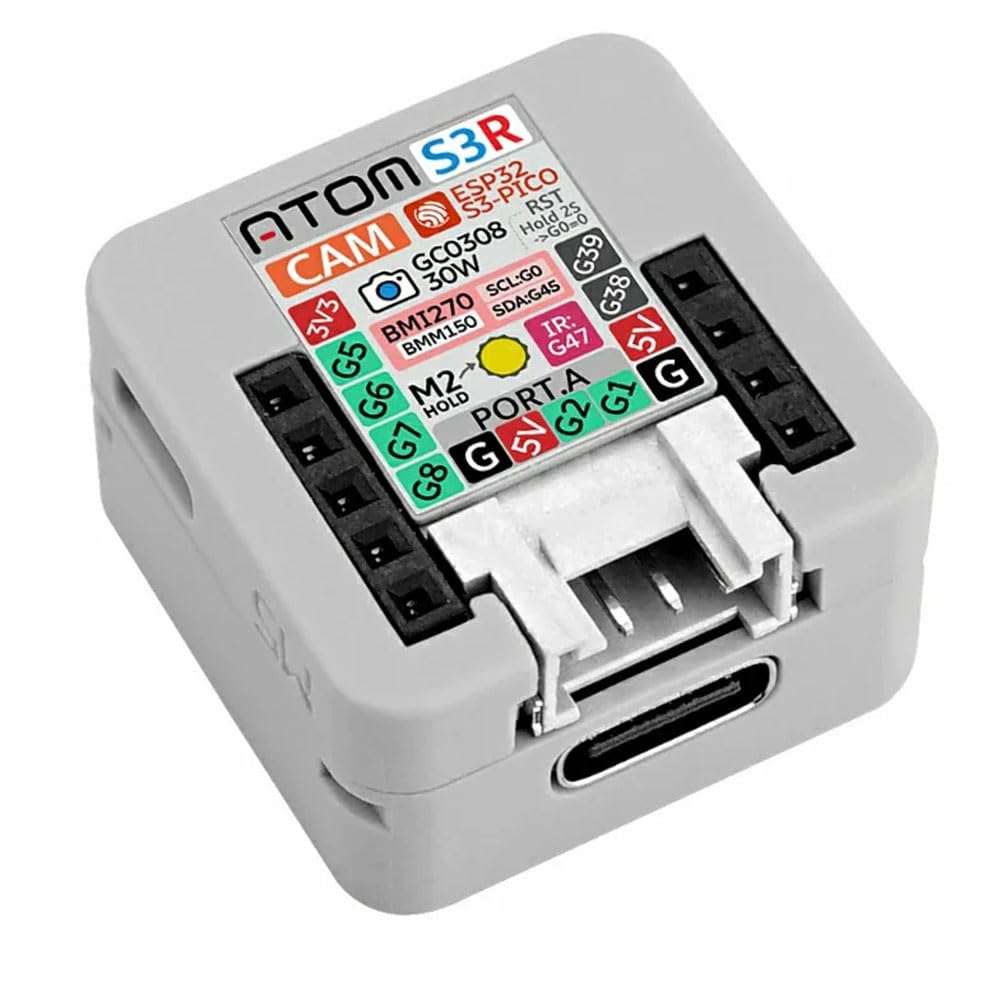 ESP32-S3 Contrôle Programmable ATOMS3R-CAM AI CHATBOT KIT Voce Base Assistant Viel