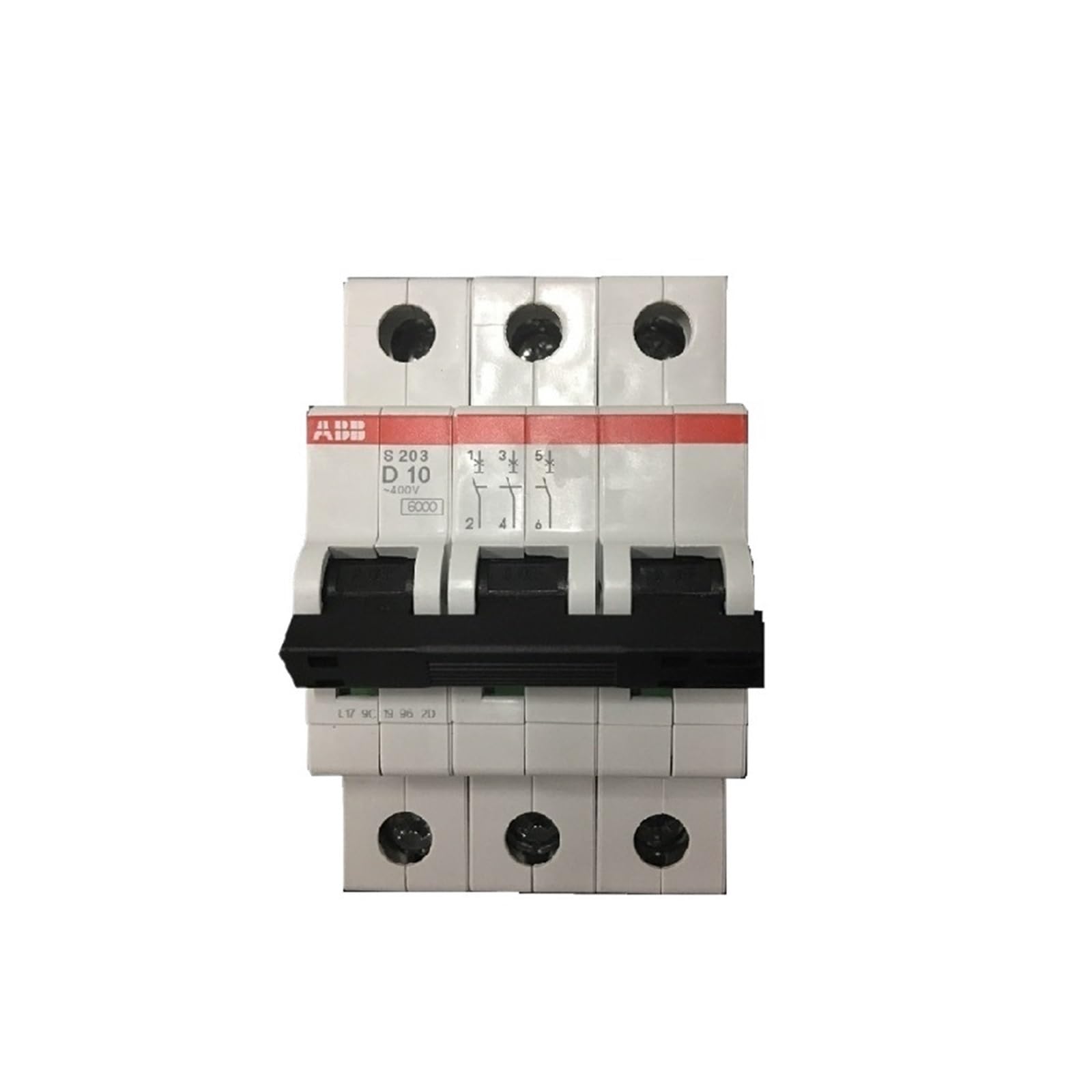 Disjoncteur miniature 4P 1A courbe D pour protection de tableau électrique