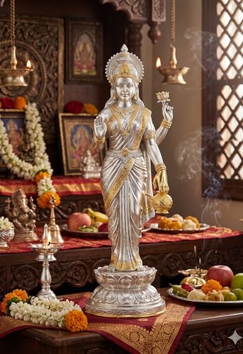Image of Deity God Jewellery Gold Plain lord vishnu mohini amrita(amrutham) carrying pot with hand (7944-7944A)