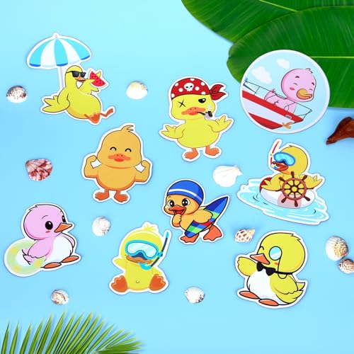 9 imanes decorativos de pato miniatura 3