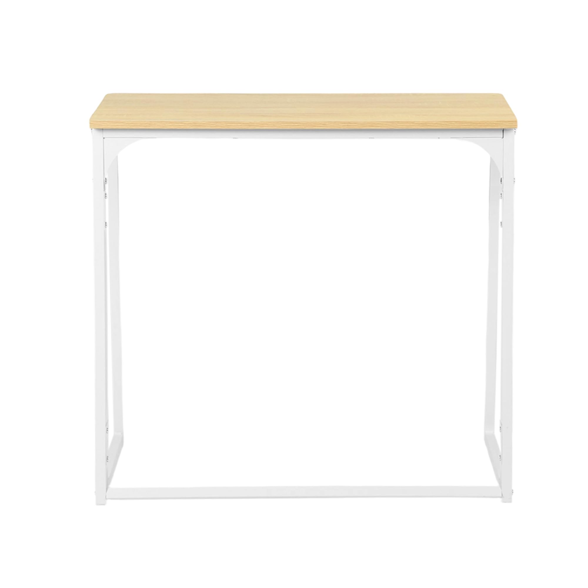 FurnitureR - Mesa Plegable de Dibujo, Oficina, Bandeja de Madera y Marco metálico, fácil de Guardar y Transportar, Artistas, Estudiantes creativos, Oak, 80 x 40 x 74 cm