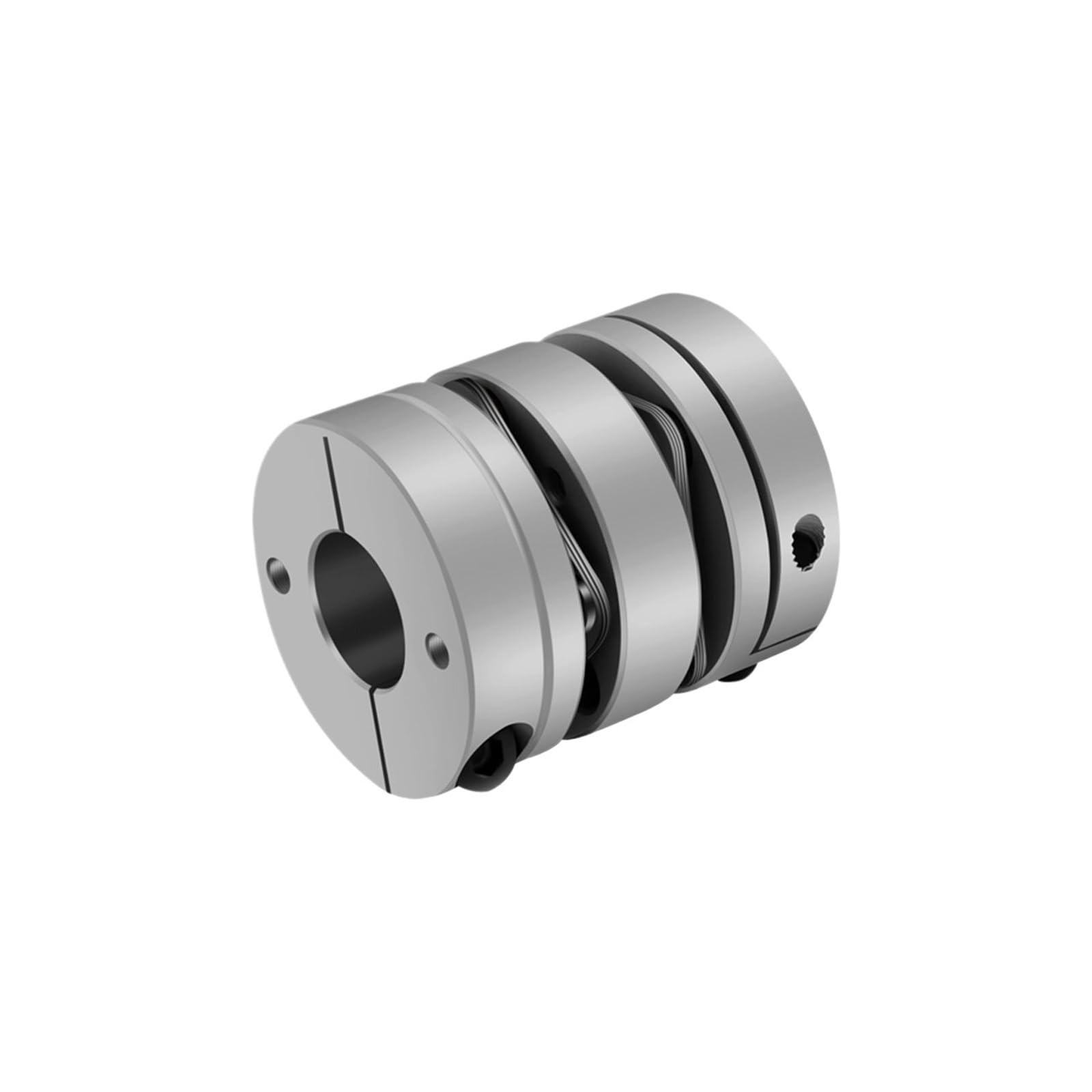 Connecteur élastique de couplage à Double diaphragme en alliage d'aluminium D26L35, D26mm L35mm(5x5)