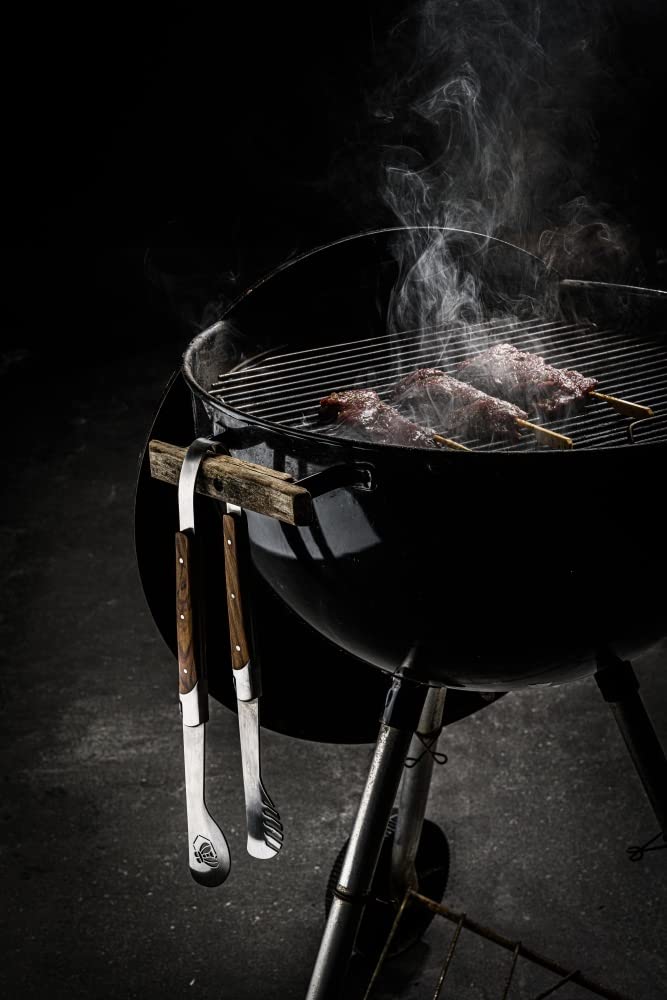 Laguiole Style de Vie Grillzubehör Set Luxury Line, 2-teilig, Olivenholz