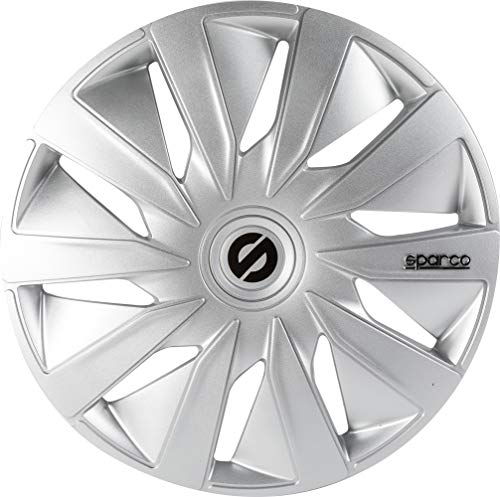 SPARCO SPC1390SV Lazio 4 Stück Radblende, Silber, 4 Stück, 13"