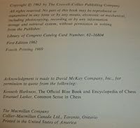 The Collier quick and easy guide to chess B0006AXZTC Book Cover