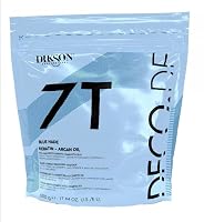 Dikson Professional Blu Hade 7T Polvere Decolorante Blu con Cheratina e Olio di Argan, 500g, Azione Anti-Giallo e Anto-arancio