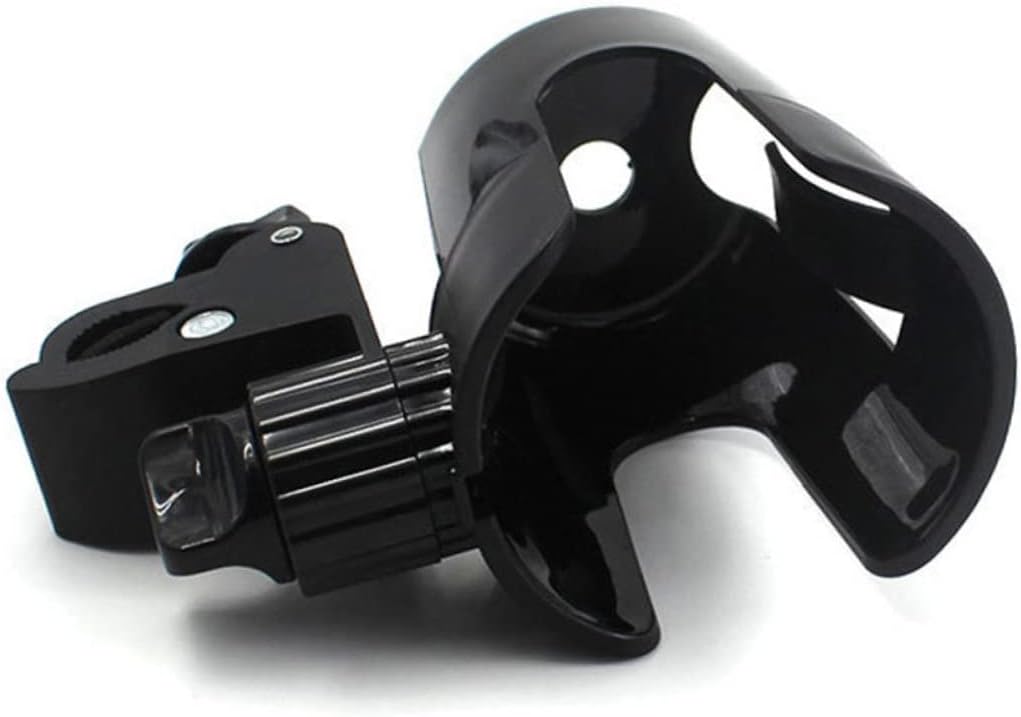 SHOWERORO Cup Holder Clamp for Bike Scooter Stroller Shopping Cart Baby Bottle Holder