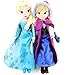 Produktbild Set mit 2 Plüsch-Spielzeugen Prinzessin Mädchen Spielzeug Puppe Mädchen Geburtstagsgeschenk Mädchen Plüschpuppe (40 cm, Anna und Elsa)