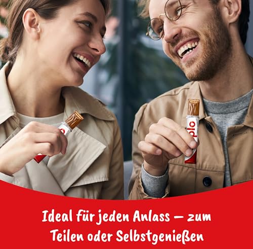 Duplo Einzelriegel – Schokoriegel mit feiner Nugatcreme, knuspriger Waffel & zarter Vollmilchschokolade – 1 Großpackung mit 40 einzeln verpackten Riegeln