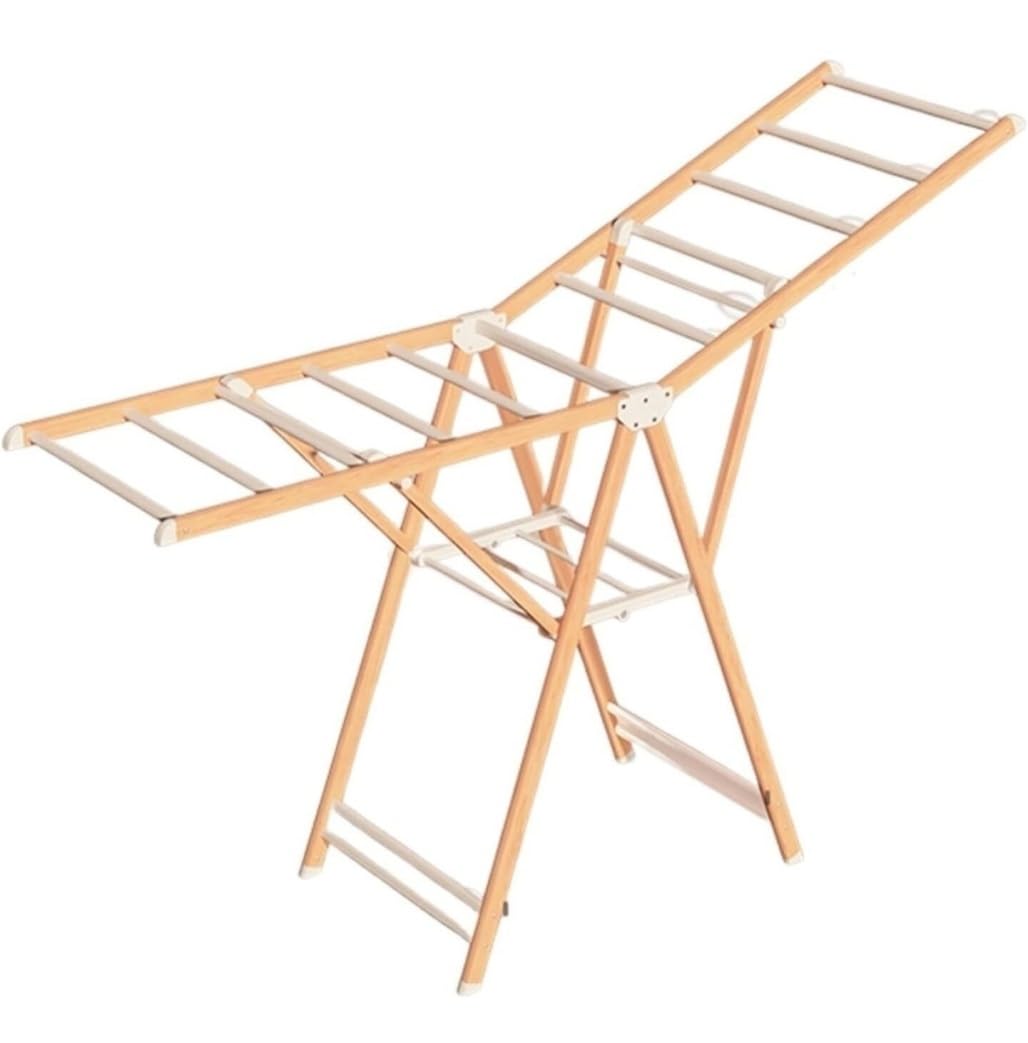 Tendedero Ropa Estante De Secado Ropa Aluminio Independiente, Plegable para Interior Y Exterior, Lavandería Ajustable En Altura Vertical