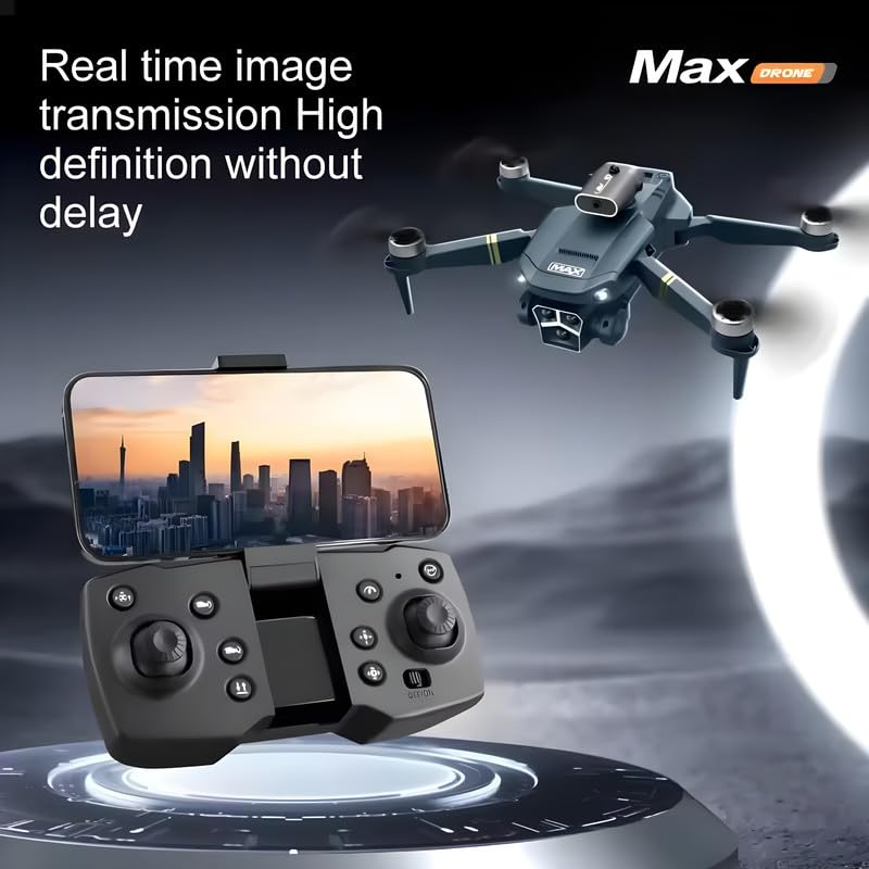 Image of Drone with 4k Camera Foldable 1080P HD Drone with FPV Live Video, Smart Gestures Selfie, Altitude Hold, One Key Take Off /Landing, 3D Flips for Kids and Adults.