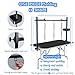 LEIBOU H-Shape Pet Grooming Table Arm with Tool Holder Noose and Clamp for Dogs and Cats Heavy Duty Aluminum Alloy Frame with 35.4” Adjustable Height and 36.2” ~ 50” Adjustable Width