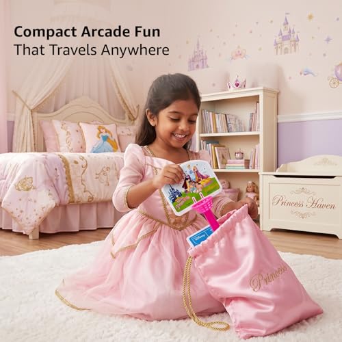 Image of Amazon Brand - Jam & Honey Disney Frozen Tabletop Shooting Basketball Game | Mini Desktop Arcade Toy | for Kids 3+ Years | Spring-Loaded Launcher | Skill Development | Kids Friendly | Gift Ready
