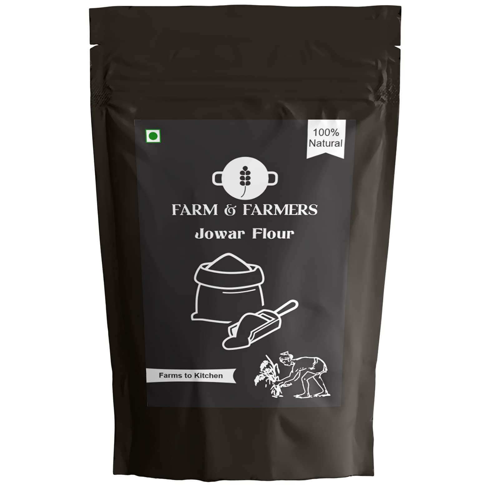 Buy Farm & Farmers Jowar Flour Gluten Free Flour Jowar Atta