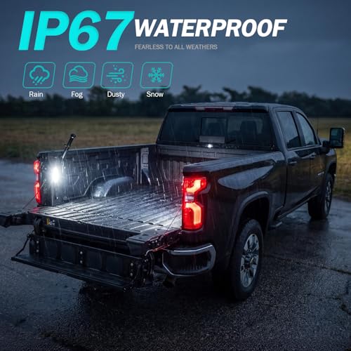Lámparas LED para caja con 2 unidades, blanca, compatible Silverado 2019-2026 miniatura 5