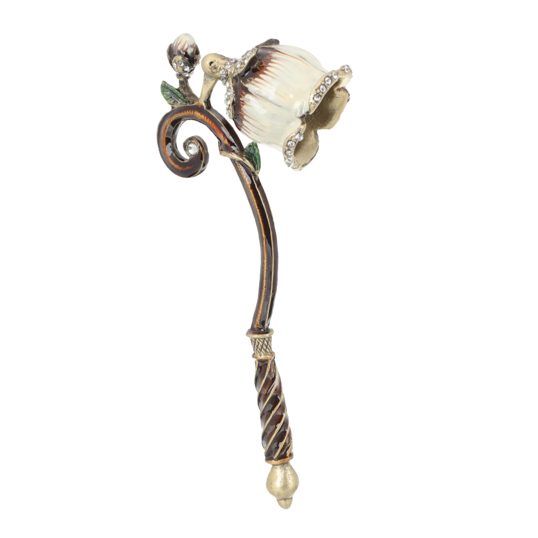 Happyyami Long Handle Candle Snuffer Tool Unique Flame Extinguisher for Scented Aromatherapy Candles Safe Stylish Home Accessory