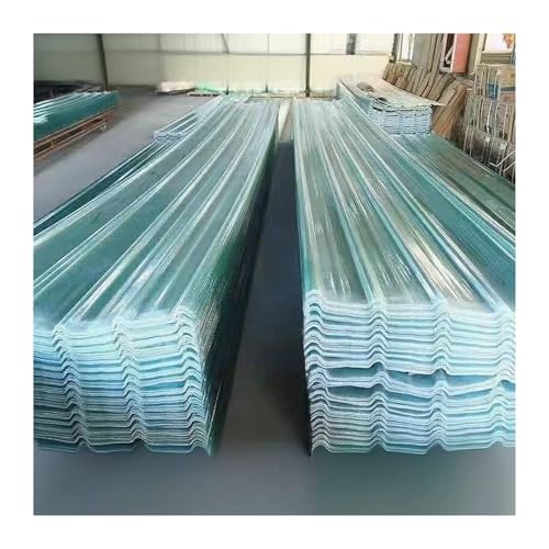Pannelli Tetto Trasparente, 2.0 mm Lamiere per Copertura, Lamiere Ondulate Antipioggia, Lastra di Copertura, Pannelli da Tetto, Facili da Piegare e Tagliare(35x28in(90x70cm)-2.0mm)