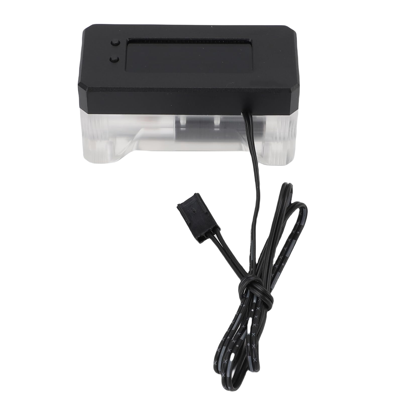 Misuratore di Portata per Raffreddamento Ad Acqua, Kit di Raffreddamento Ad Acqua per PC 12V 24V 3 Pin, Indicatore di Flusso del Liquido di con Allarme per Alta Temperatura e Basso Numero di