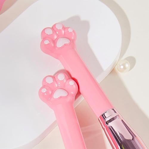 Miniatura 6 de COSHINE Regalos especiales para niñas adolescentes, adorable juego de brochas de maquillaje con temática de patas con esponja cosmética, espejo y