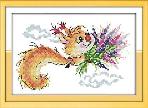 Peinture au diamant 5D écureuil 30x40cm pour adultes avec strass