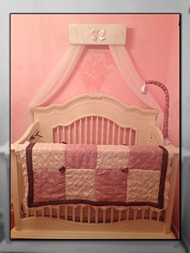 pink crib canopy