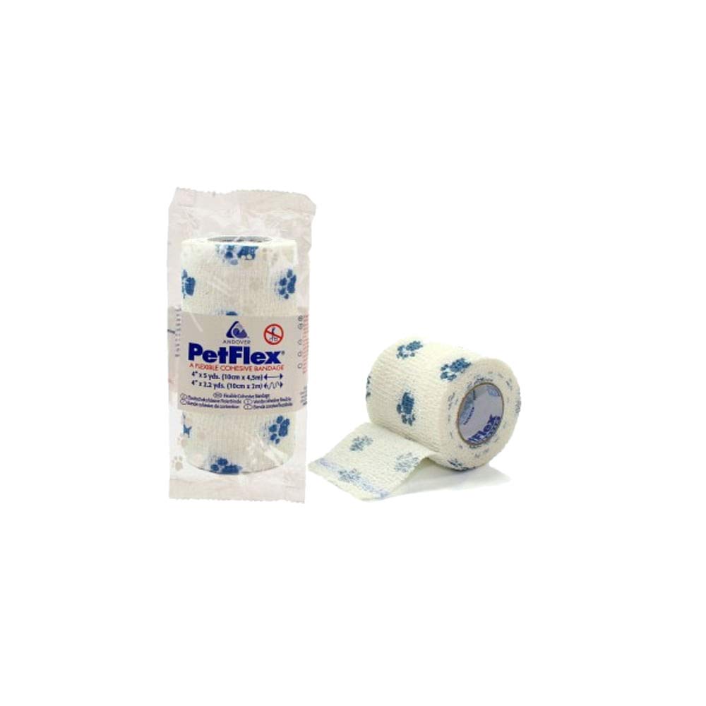 Pet Flex Bandage Paw Print, 10 cm