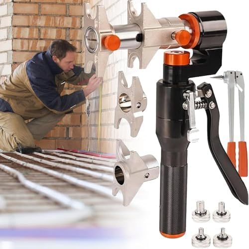 Hydrauliczne narzędzie do zaciskania przewodów PEX z funkcją elektrycznego rozszerzania i zaciskania do instalacji wodno-kanalizacyjnych i ogrzewania podłogowego, trwałe i wydajne (8molds)