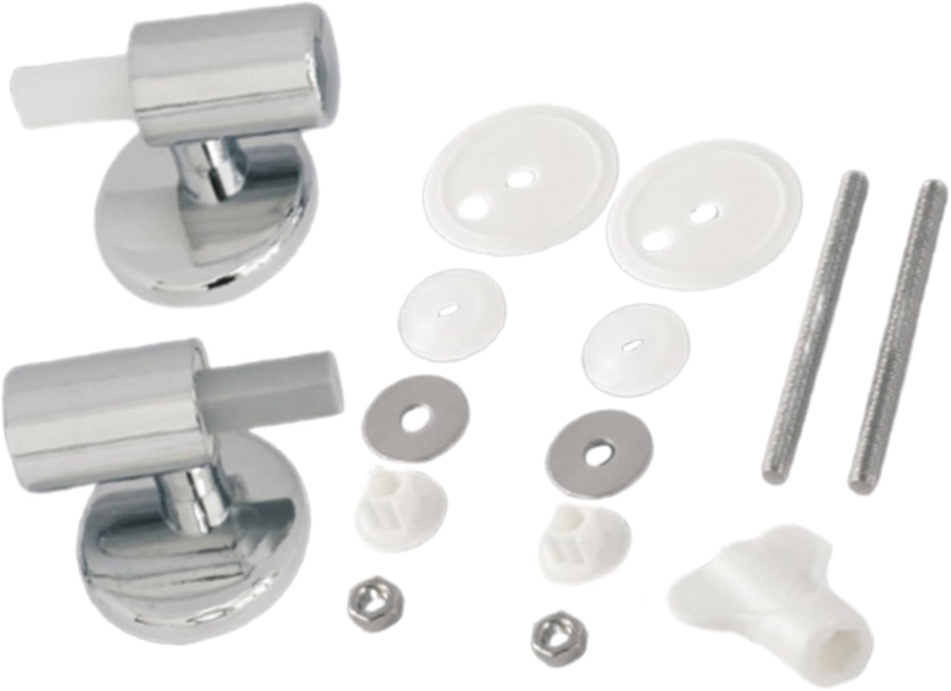 Comfortable Toilet Lid Lowering Mechanism Set ABS Texture Toilet Seats