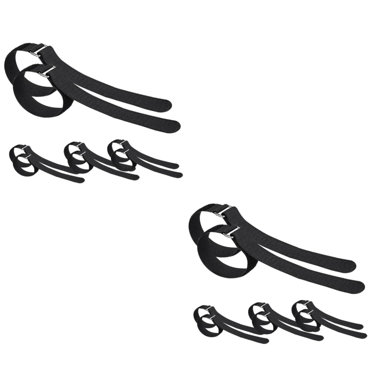 WOFASHPURET 2sets Snow Shoe Spikes Ice Cleats for Boots Mountaineering Ice Grippers Non-Slip Shoes Crampons 4pairs*2