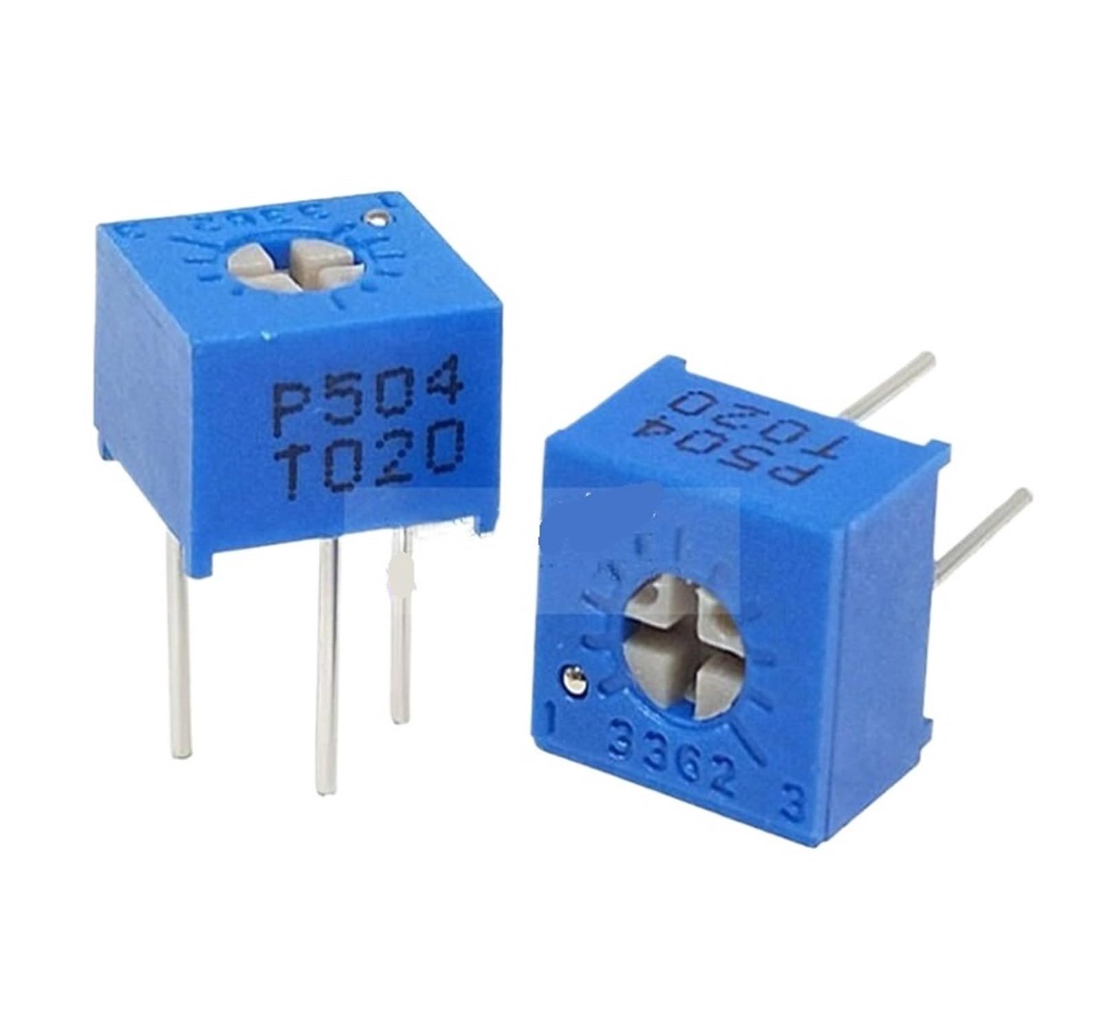 YMUGUEGH (10pcs) 3362 Potentiometer Kit 3362P Variable Resistor 100R 1M 200R 500R 1K 2K 5K 10K 20K 50K 100K 200K 500K(103 (10K))