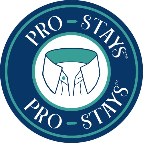 Pro-Stays Collar Stays For Men – Comfortable & Hidden Collar Stay Insert, Tsa Friendly, No Messy Magnets, Made In Usa #TOP5