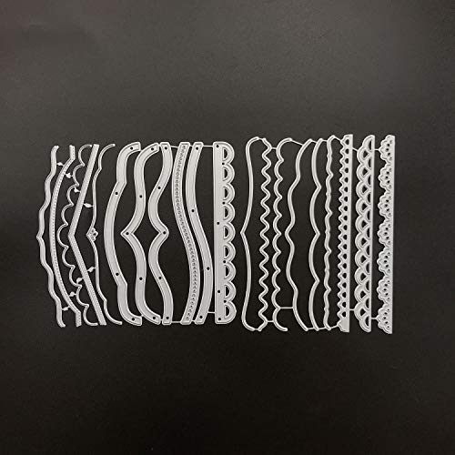 20 Pcs Carbon Steel Embossing Cutting Dies Stencils Scrapbooking Dies Cuts for DIY Albums,Crafts, New Year/Wedding/Valentine\'s/Present/Greeting Cards Making