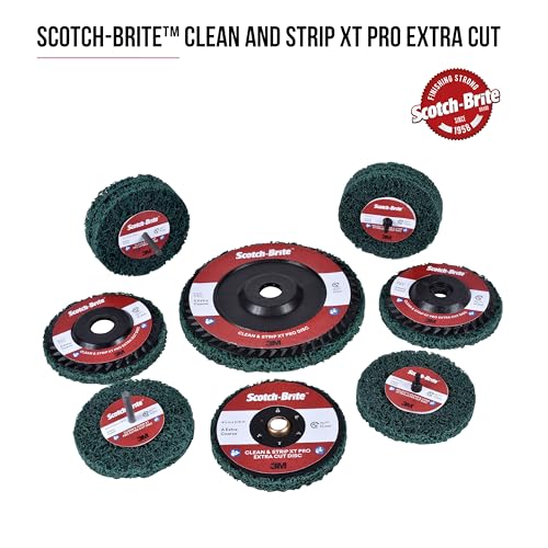 Scotch-BriteTM Clean and Strip XT Pro Extra Cut Disc, T27, 10,2 x 2,2 cm, A XCS, 10 Stück pro Packung