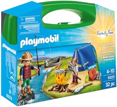 PLAYMOBIL Family Fun Maletín Grande Camping, A Partir de 4 años (...
