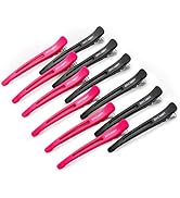 12 Professional Hair Clips for Women Styling Sectioning, Non-Slip Dividing Duckbill Hair Clips wi...