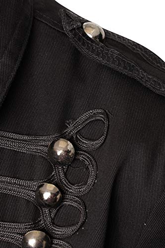 Ro Rox Black Parade Military Steampunk Gothic Jacket4