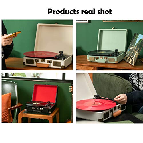 Tourne-Disque phonographe, Platine Vinyle Portable Vintage avec récepteur Bluetooth et Haut-parleurs intégrés, Prend en… - Les Beatles, Paul McCartney, John Lennon, RIngo Starr, George Harrison Tourne-Disque phonographe, Platine Vinyle Portable Vintage avec récepteur Bluetooth et Haut-parleurs intégrés, Prend en… – Image 7