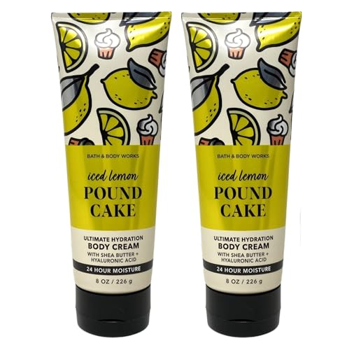 Bath & Body Works Ultimate Hydration Body Cream Pack Of 2 (Iced Lemon Pound Cake),8.0 Fluid_Ounces cover