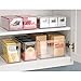 iDesign Stackable Storage Bin - Organizer Bins for Pantry, Fridge, or Freezer, Clear, Made in USA