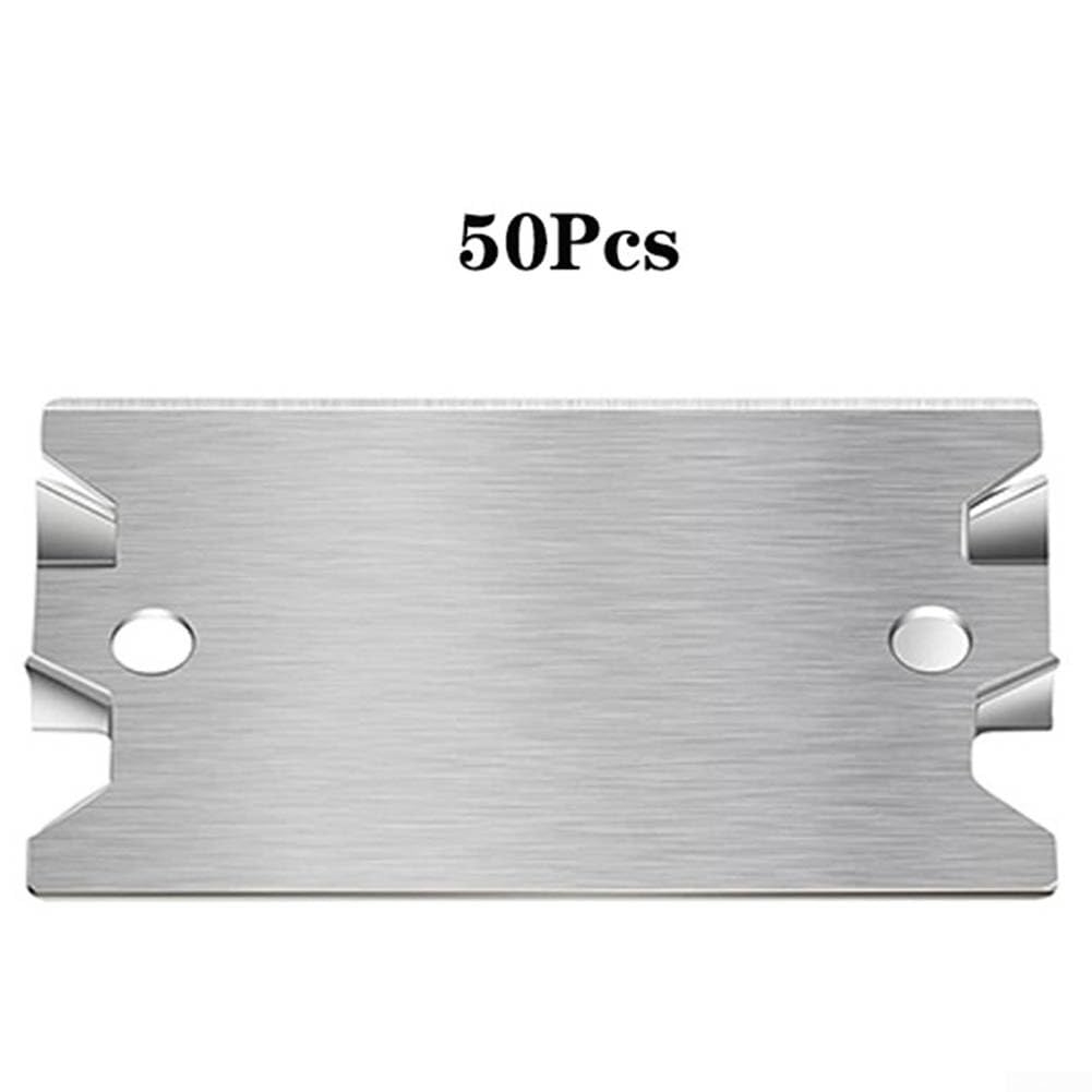 50 stuks nagelplaat voor houten noppen, kabeldraadbeschermingsplaat, 1,5 x 2 ,5 inch, stalen veiligheidsplaten om sanitair en bedrading te beschermen, essentiële anti-nagelbescherming